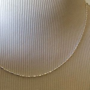 Ladies Necklace Chain, Sterling Necklace, 17”